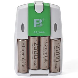 灃標四槽智能充電套裝 aa2500mah 4 智能充電器配5號2500毫安鎳氫可充電電池 4節電池產品圖片1